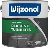 Wijzonol Dekkend Tuinbeits - 2,5 liter - Antraciet