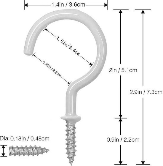 Lot de 50 crochets adhésifs pour plafond