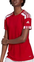 adidas GN5758 Sportshirt - Maat XS  - Vrouwen - Rood/Wit