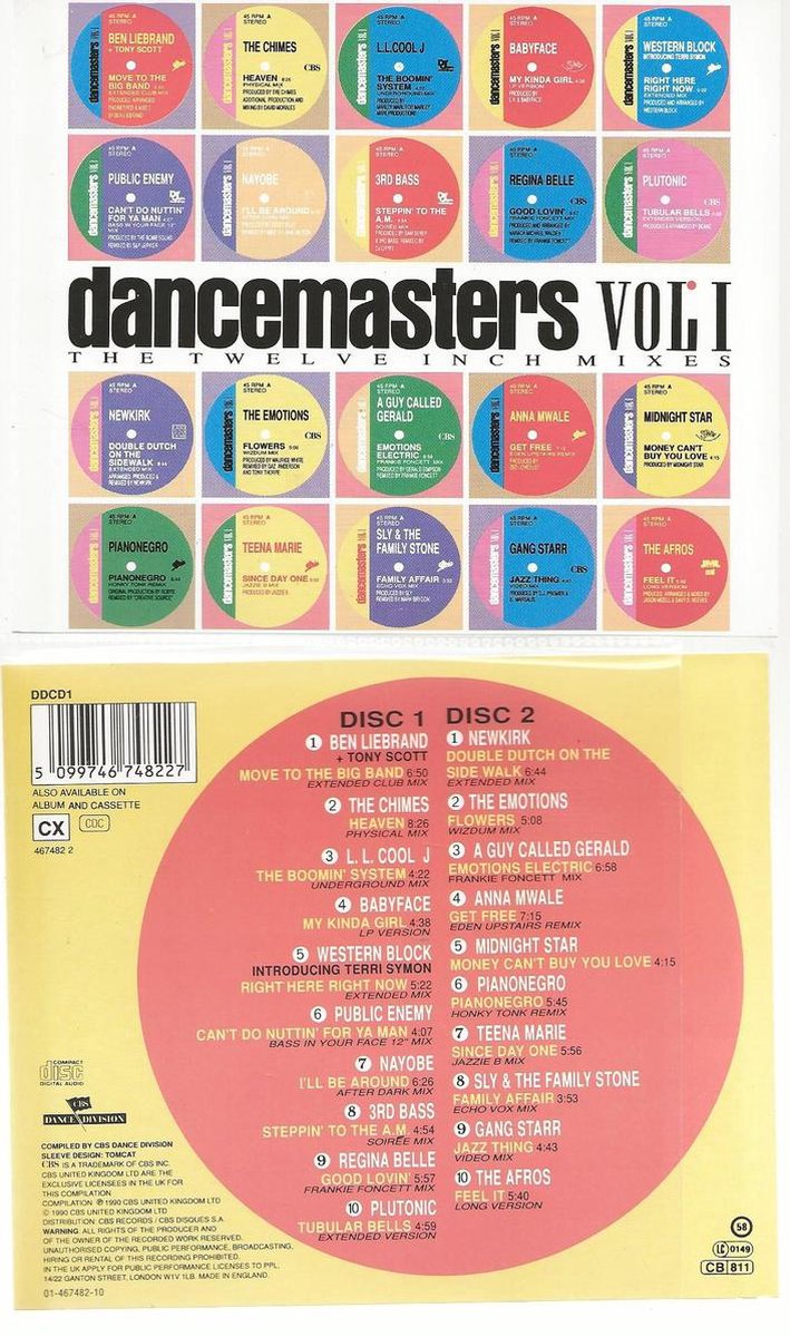 DANCE MASTERS VOL 1 / 12 INCH MIXES