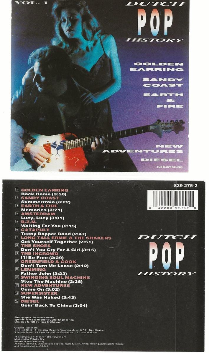Dutch Pop History volume 1