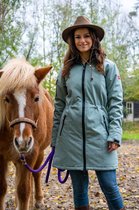 Nordberg softshell winterparka Gitte Herbal Green - maat L