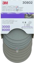 3M 30802 Trizact Schuurschijven KIT 150mm - 5x P3000 + 5x P8000