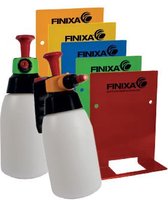 FINIXA Gekleurde Codeerringen en magnetische houders voor Spraypompverstuiver Premium / 5 stuks