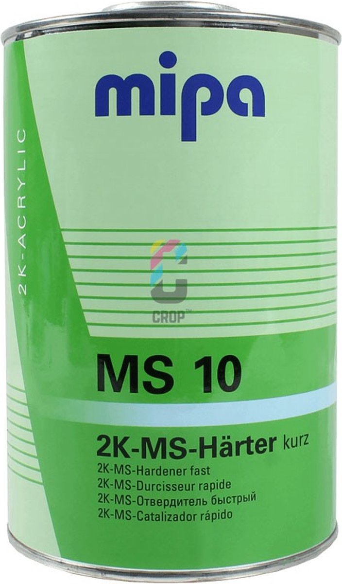 MIPA 2K Universele Medium Solid MS Verharder - MS10 Kort - 1 liter
