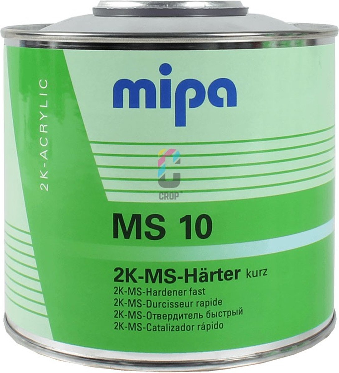 MIPA 2K Universele Medium Solid MS Verharder - MS10 Kort - 0,5 liter