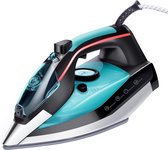 Stoomstrijkijzer - Aigi Wilo - Keramiek - Zelfreinigend - Blauw/Wit - BES LED