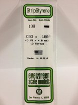 Evergreen 138 Strip 0,8mmX4,8mmX35cm - 10 stuks Styreen