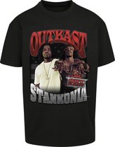 Heren Oversized T-Shirt Oldschool - Outkast Stankonia Oversize Tee zwart