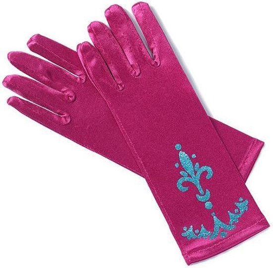 Prinses Elsa - Handschoenen - Donker roze - Prinsessenjurk Accessoires - Feest - Sprookje