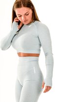 Vital sportoutfit / sportkleding set voor dames / fitnessoutfit legging + sport top (turquoise)
