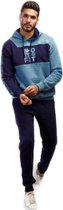Embrator mannen Joggingpak grijsblauw/blauw maat XXL