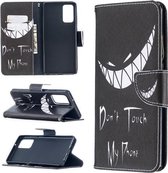 Voor Samsung Galaxy Note 20 Gekleurde Tekening Patroon Horizontale Flip Leren Case met Houder & Kaartsleuven & Portemonnee (Smirk)