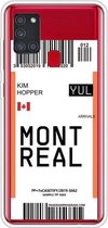 Voor Samsung Galaxy A21s Boarding Pass Series TPU telefoon beschermhoes (Montreal)