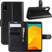 Litchi Texture Horizontale Flip Leren Case voor Wiko Sunny 4 Plus, met Portemonnee & Houder & Kaartsleuven (zwart)