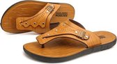 Youth Trend Antislip Slijtvaste slippers voor heren (kleur: lichtbruin, maat: 39)