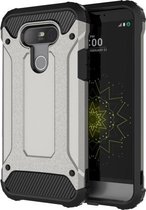 Tough Armor TPU + PC combinatiehoes voor LG G5 (grijs)