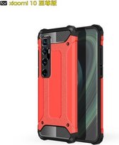 Voor Xiaomi Mi 10 Ultra Magic Armor TPU + pc combinatiebehuizing (rood)