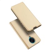 Voor Xiaomi Redmi K30 Pro DUX DUCIS Skin Pro-serie Horizontale flip PU + TPU lederen tas, met houder en kaartsleuven (goud)