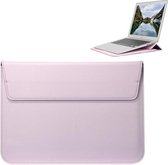 Universele envelopstijl PU lederen tas met houder voor ultradunne notebook-tablet-pc 11,6 inch, afmeting: 32,5x21,5x1cm (roze)