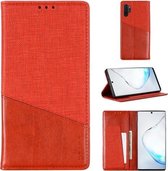 Voor Samsung Galaxy Note 10 Pro MUXMA MX109 Horizontale flip lederen tas met houder & kaartsleuf & portemonnee (rood)