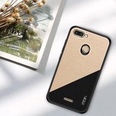 MOFI schokbestendige TPU + pc + stoffen hoes voor Geschikt voor Xiaomi Redmi 6 (goud)