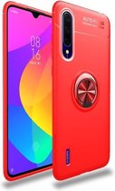 lenuo schokbestendig TPU-hoesje met onzichtbare houder voor Xiaomi Mi CC9 (rood)