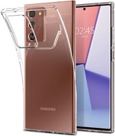DrPhone Samsung Galaxy Note 20 Ultra TPU Hoesje - Ultra Dun Premium Soft-Gel Case – Transparant