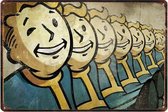 Retro Muur Decoratie uit Metaal Fallout Game Merch 4