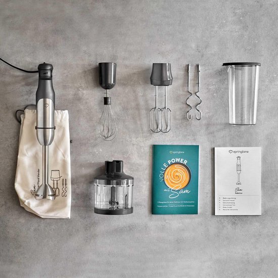 Springlane Staafmixer set, 800 W, Sam van Springlane — afbeelding 3
