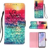 Voor Huawei nova 7 Pro 5G 3D Schilderen Horizontale Flip Leren Case met Houder & Kaartsleuf & Lanyard (Catch Dream)