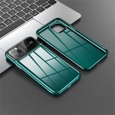 Voor iPhone 11 JOYROOM Zhizhen-serie pc + beschermhoes van gehard glas (groen)