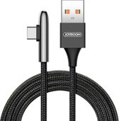 JOYROOM S-M98K 3A USB-C / Type-C Kogelvorm Snel opladen + transmissie Gevlochten nylon datakabel, lengte: 1,2 m (zwart)