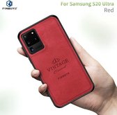 Voor Galaxy S20 Ultra PINWUYO Zun-serie PC + TPU + huid Waterdicht en anti-val All-inclusive beschermende schaal (rood)