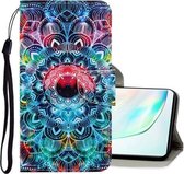Voor Galaxy Note 10 Plus 3D Gekleurde Tekening Horizontale Flip PU Lederen Case met Houder & Kaartsleuven & Portemonnee (Mandala)