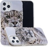 Voor iPhone 12 Pro Max Painted Pattern TPU beschermhoes (Leopard Head)