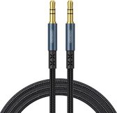 JOYROOM SY-20A1 AUX-audiokabel 3,5 mm mannelijk naar mannelijk plug Jack Stereo audiodraad AUX autoradio audiokabel, kabellengte: 2,0 m (donkerblauw)