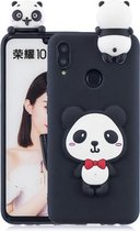 Voor Huawei Honor 10 Lite 3D Cartoon Pattern Shockproof TPU beschermhoes (Red Bow Panda)