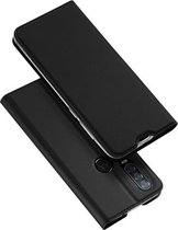 Voor Moto One Action DUX DUCIS Skin Pro Series Horizontale flip PU + TPU lederen tas, met houder en kaartsleuven (zwart)