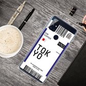 Voor OnePlus Nord N10 5G Boarding Pass Series TPU telefoon beschermhoes (vlag Tokyo)