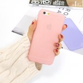 Voor iPhone 6s Plus / 6 Plus 1,5 mm vloeibare emulsie Doorschijnende TPU-hoes (roze)