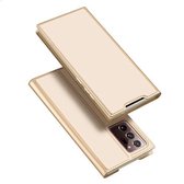 Voor Samsung Galaxy Note 20 Ultra DUX DUCIS Skin Pro Series Horizontale Flip PU + TPU lederen tas, met houder en kaartsleuven (goud)
