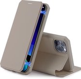 iPhone 11 Pro DUX DUCIS Skin X-serie PU + TPU horizontale lederen flip-hoes met houder en kaartsleuven (goud)