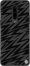 Voor OnePlus 8 NILLKIN Glorious Series TPU + PC 3D Geometrische textuur reflecterende mobiele telefoon beschermhoes (Thunderbolt-textuur)