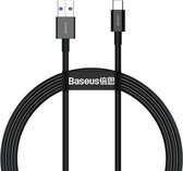 Baseus Superior-serie CATYS-A01 66W USB naar USB-C / Type-C-interface Snelle oplaadgegevenskabel, kabellengte: 2m (zwart)