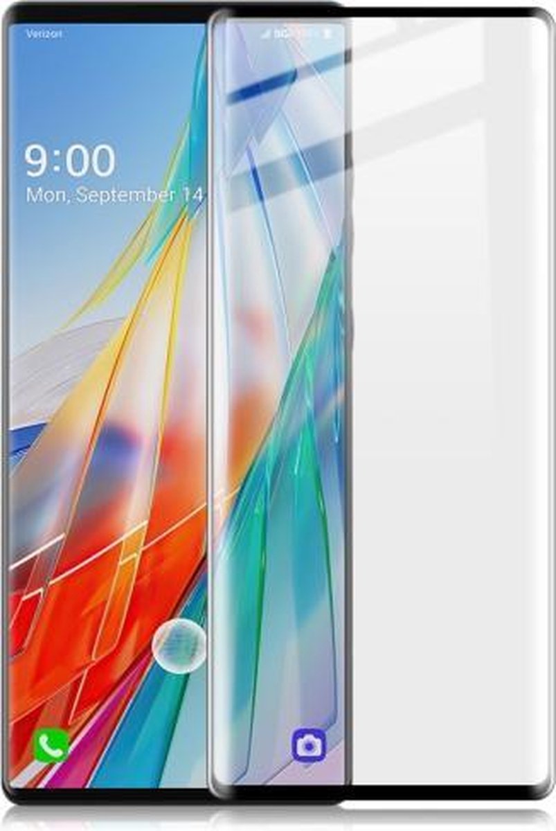 Voor LG Wing 5G IMAK 3D gebogen film van gehard glas op volledig scherm