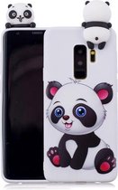 Voor Galaxy S9 + schokbestendig Cartoon TPU beschermhoes (Panda)