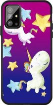 Voor Galaxy A71 Pattern Printing Embossment TPU Mobile Case (Pegasus)