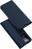 Voor Galaxy S20 Ultra DUX DUCIS Skin Pro Series horizontale flip PU + TPU lederen tas, met houder en kaartsleuven (blauw)