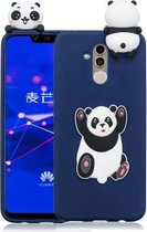 Voor Huawei Mate 20 Lite 3D Cartoon patroon schokbestendig TPU beschermhoes (Panda)